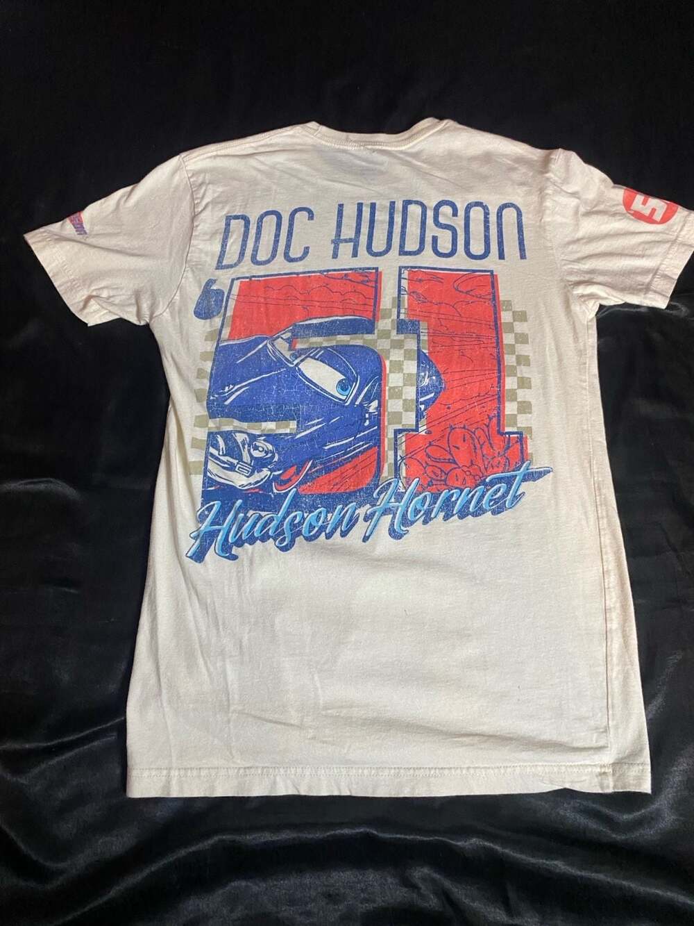 Disney Pixar Cars Doc Hudson Hornet Piston Cup Champion Graphic T-Shirt - Picture 5 of 5